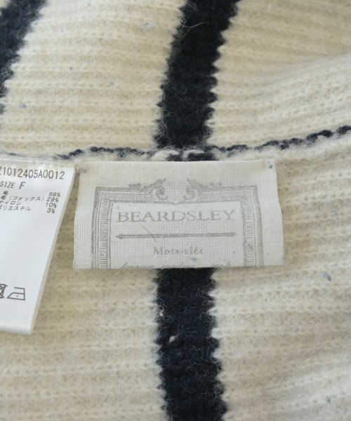 BEARDSLEY GALLARDAGALANTE（ビアズリーガリャルダガランテ）ニット・セーター 白 サイズ:F レディース/2200638520026