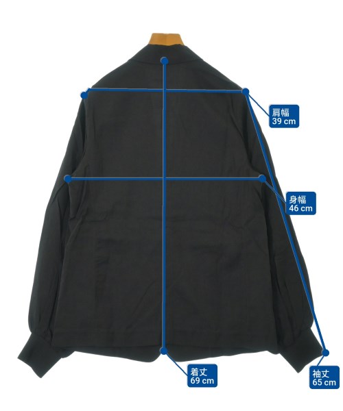 BEARDSLEY GALLARDAGALANTE（ビアズリーガリャルダガランテ）テーラードジャケット 黒 サイズ:F レディース/2200638520095