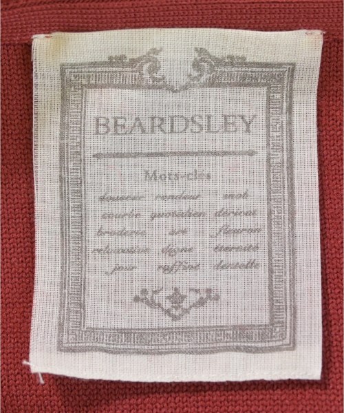 BEARDSLEY GALLARDAGALANTE（ビアズリーガリャルダガランテ）ノーカラージャケット 赤 サイズ:F レディース/2200701298012