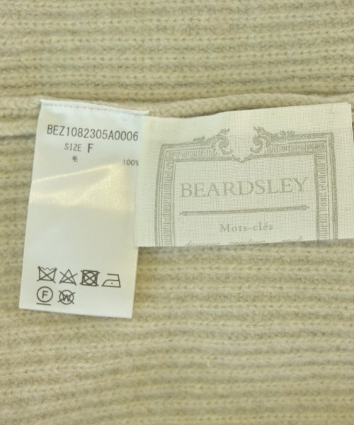 BEARDSLEY GALLARDAGALANTE（ビアズリーガリャルダガランテ）ニット・セーター ベージュ サイズ:F レディース/2200686776130