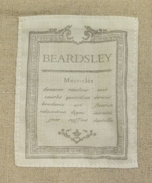 BEARDSLEY GALLARDAGALANTE（ビアズリーガリャルダガランテ）ノーカラージャケット ベージュ サイズ:F レディース/2200716139096