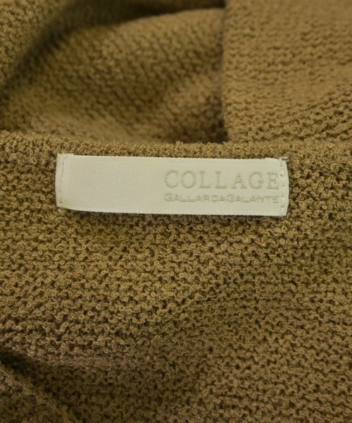 COLLAGE GALLARDAGALANTE（コラージュガリャルダガランテ）ニット・セーター 茶 サイズ:F レディース/2200625093038