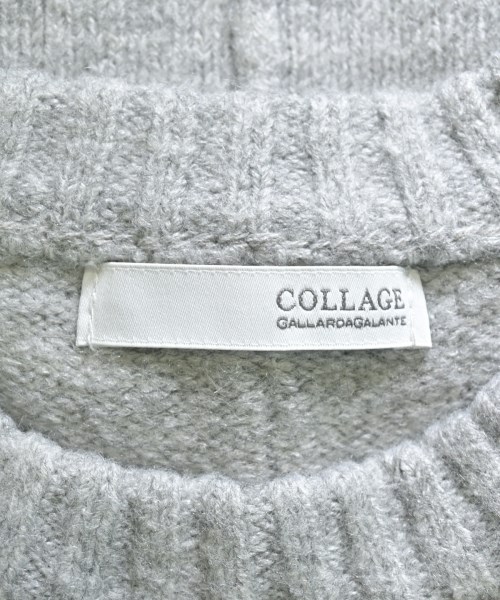 COLLAGE GALLARDAGALANTE（コラージュガリャルダガランテ）ニット・セーター グレー サイズ:F レディース/2200628275028