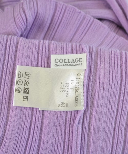 COLLAGE GALLARDAGALANTE（コラージュガリャルダガランテ）ニット・セーター 紫 サイズ:F レディース/2200627852039