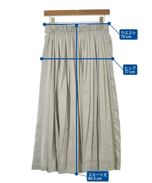 COLLAGE GALLARDAGALANTE（コラージュガリャルダガランテ）ロング・マキシ丈スカート グレー サイズ:F レディース/2200636906075
