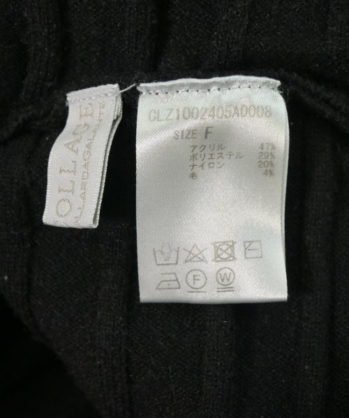 COLLAGE GALLARDAGALANTE（コラージュガリャルダガランテ）ニット・セーター 黒 サイズ:F レディース/2200634962059