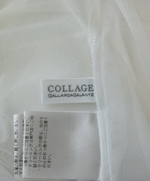 COLLAGE GALLARDAGALANTE（コラージュガリャルダガランテ）Tシャツ・カットソー 白 サイズ:F レディース/2200636767058