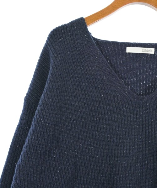 COLLAGE GALLARDAGALANTE（コラージュガリャルダガランテ）ニット・セーター 紺 サイズ:F レディース/2200613463164