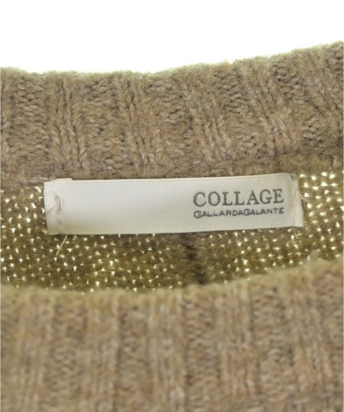 COLLAGE GALLARDAGALANTE（コラージュガリャルダガランテ）ニット・セーター 茶 サイズ:F レディース/2200668078054