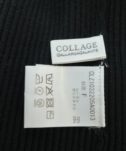 COLLAGE GALLARDAGALANTE（コラージュガリャルダガランテ）ニット・セーター 黒 サイズ:F レディース/2200675791014
