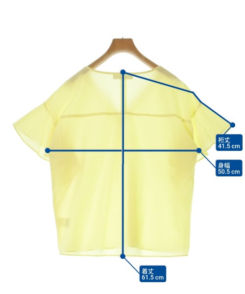 COLLAGE GALLARDAGALANTE（コラージュガリャルダガランテ）ブラウス 黄 サイズ:F レディース/2200671344023