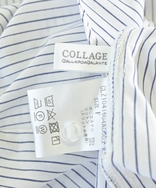 COLLAGE GALLARDAGALANTE（コラージュガリャルダガランテ）ブラウス 白 サイズ:F レディース/2200673513069
