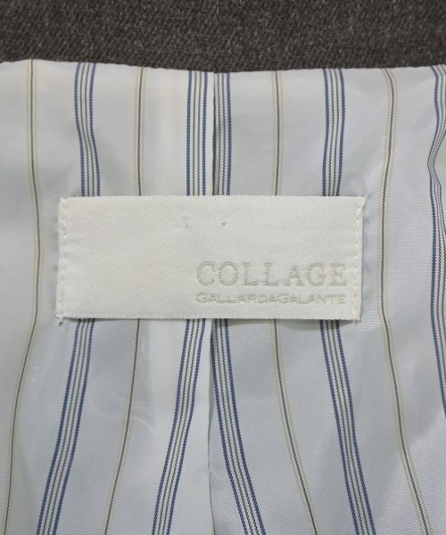 COLLAGE GALLARDAGALANTE（コラージュガリャルダガランテ）テーラードジャケット 茶 サイズ:F レディース/2200694470020
