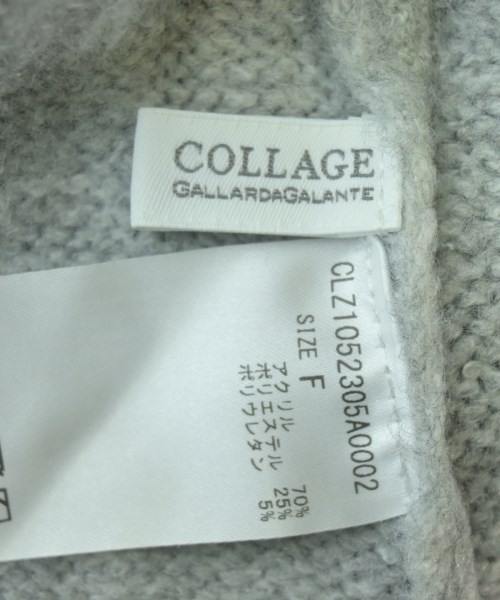 COLLAGE GALLARDAGALANTE（コラージュガリャルダガランテ）ニット・セーター グレー サイズ:F レディース/2200692159040
