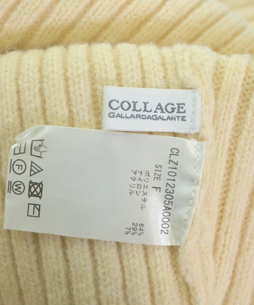 COLLAGE GALLARDAGALANTE（コラージュガリャルダガランテ）ニット・セーター 黄 サイズ:F レディース/2200645462050