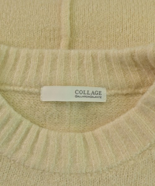 COLLAGE GALLARDAGALANTE（コラージュガリャルダガランテ）ニット・セーター 白 サイズ:F レディース/2200652320022