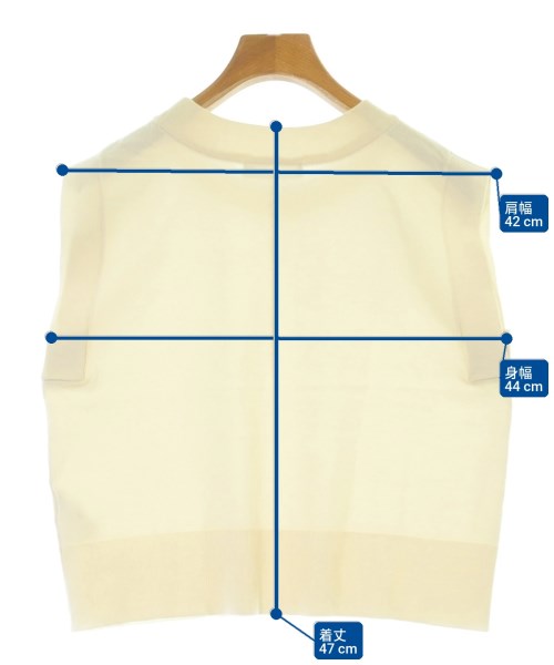 COLLAGE GALLARDAGALANTE（コラージュガリャルダガランテ）ベスト 白 サイズ:F レディース/2200650715066