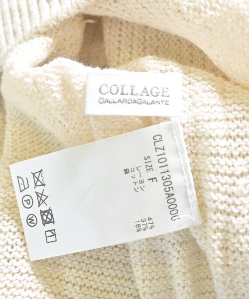 COLLAGE GALLARDAGALANTE（コラージュガリャルダガランテ）ニット・セーター 白 サイズ:F レディース/2200655372073