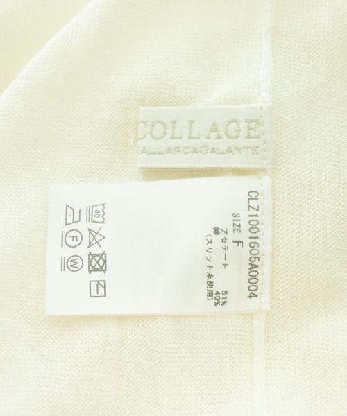 COLLAGE GALLARDAGALANTE（コラージュガリャルダガランテ）カーディガン 白 サイズ:F レディース/2200708614099