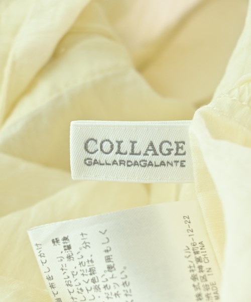 COLLAGE GALLARDAGALANTE（コラージュガリャルダガランテ）ブラウス 黄 サイズ:F レディース/2200715897126