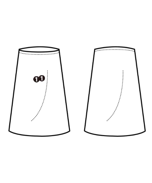 COLLAGE GALLARDAGALANTE（コラージュガリャルダガランテ）ロング・マキシ丈スカート 茶 サイズ:F レディース/2200631846031