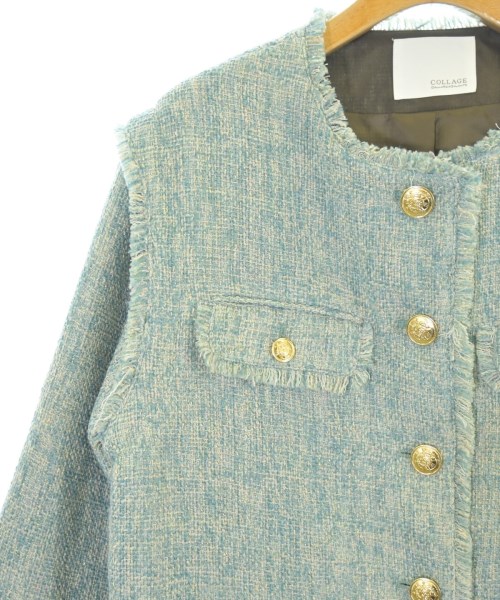 COLLAGE GALLARDAGALANTE（コラージュガリャルダガランテ）カジュアルジャケット 青 サイズ:F レディース/2200638436037