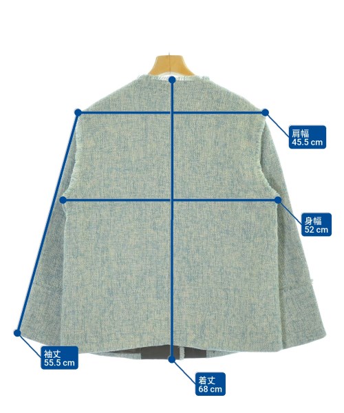 COLLAGE GALLARDAGALANTE（コラージュガリャルダガランテ）カジュアルジャケット 青 サイズ:F レディース/2200638436037