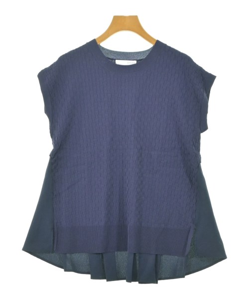 COLLAGE GALLARDAGALANTE(コラージュガリャルダガランテ)ニット・セーター 紺 サイズ:0(XS位)/2200634219030