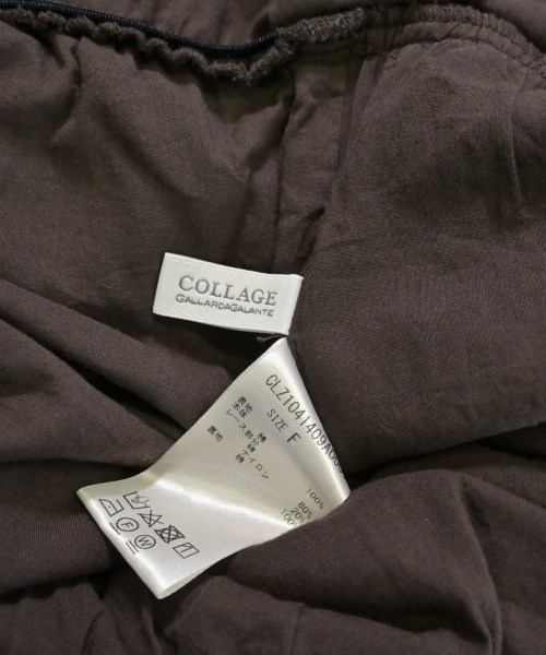 COLLAGE GALLARDAGALANTE（コラージュガリャルダガランテ）オールインワン/サロペット 茶 サイズ:F レディース/2200614680096