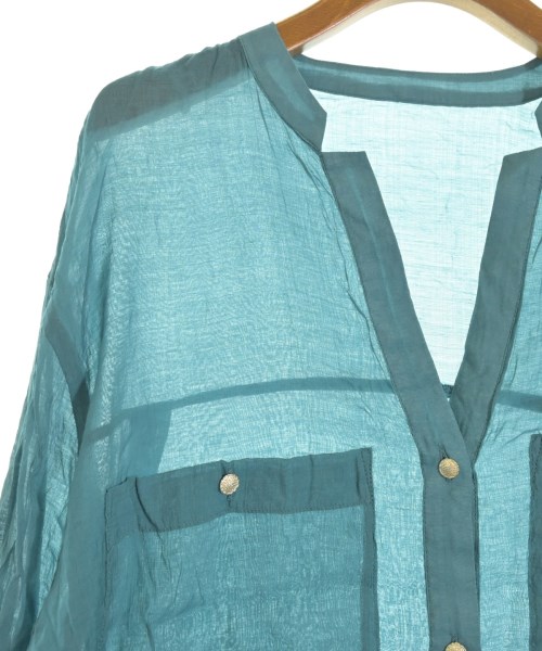 COLLAGE GALLARDAGALANTE（コラージュガリャルダガランテ）カジュアルシャツ 青 サイズ:F レディース/2200614680560