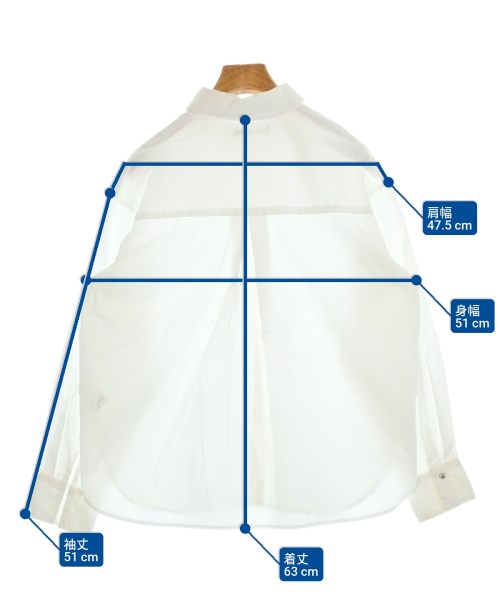 COLLAGE GALLARDAGALANTE（コラージュガリャルダガランテ）カジュアルシャツ 白 サイズ:F レディース/2200649336043