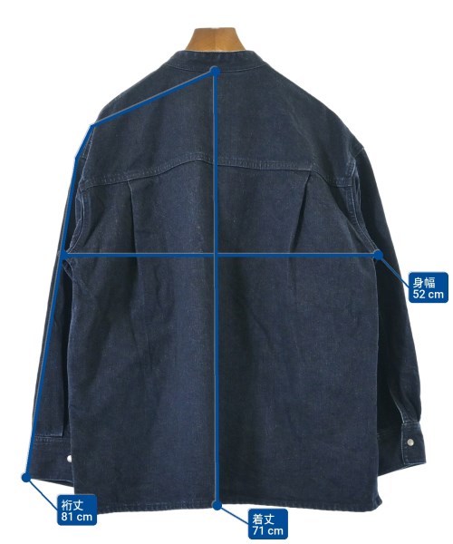 COLLAGE GALLARDAGALANTE（コラージュガリャルダガランテ）カジュアルシャツ 紺 サイズ:F レディース/2200650680180