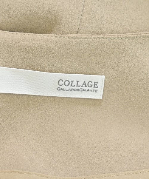 COLLAGE GALLARDAGALANTE（コラージュガリャルダガランテ）ノーカラージャケット ベージュ サイズ:F レディース/2200638714098