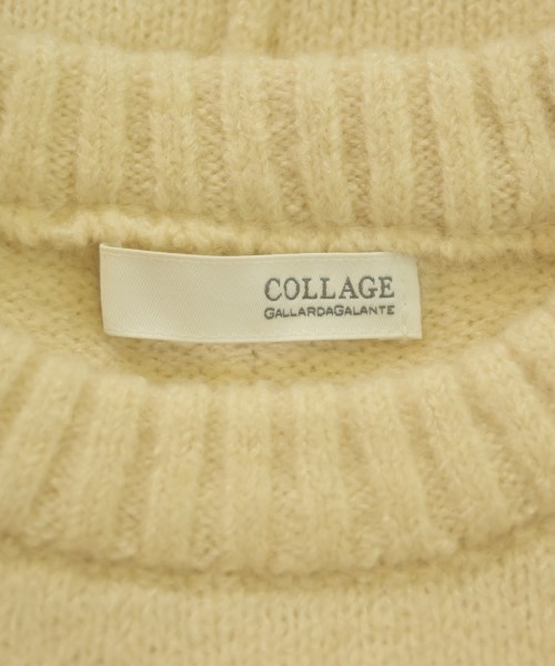 COLLAGE GALLARDAGALANTE（コラージュガリャルダガランテ）ニット・セーター 白 サイズ:F レディース/2200648759010