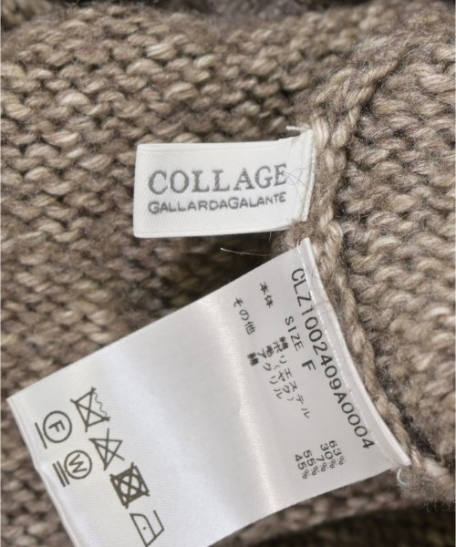 COLLAGE GALLARDAGALANTE（コラージュガリャルダガランテ）カーディガン 茶 サイズ:F レディース/2200666293022