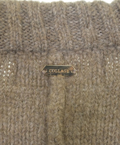 COLLAGE GALLARDAGALANTE（コラージュガリャルダガランテ）ニット・セーター 茶 サイズ:F レディース/2200663914029