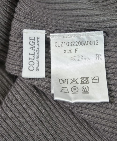 COLLAGE GALLARDAGALANTE（コラージュガリャルダガランテ）ニット・セーター グレー サイズ:F レディース/2200664088057