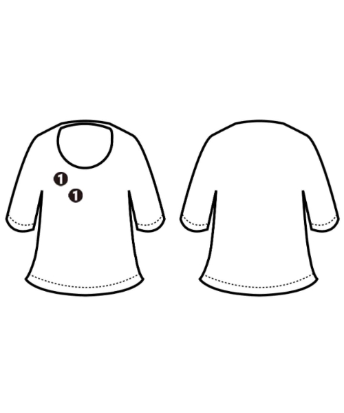 COLLAGE GALLARDAGALANTE（コラージュガリャルダガランテ）ブラウス 白 サイズ:F レディース/2200666558121