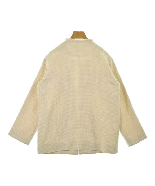 COLLAGE GALLARDAGALANTE（コラージュガリャルダガランテ）ノーカラージャケット 白 サイズ:F レディース/2200669445053