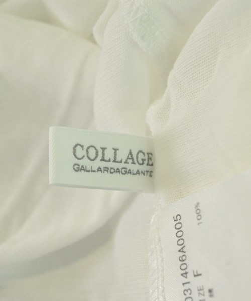 COLLAGE GALLARDAGALANTE（コラージュガリャルダガランテ）Tシャツ・カットソー 白 サイズ:F レディース/2200722159262