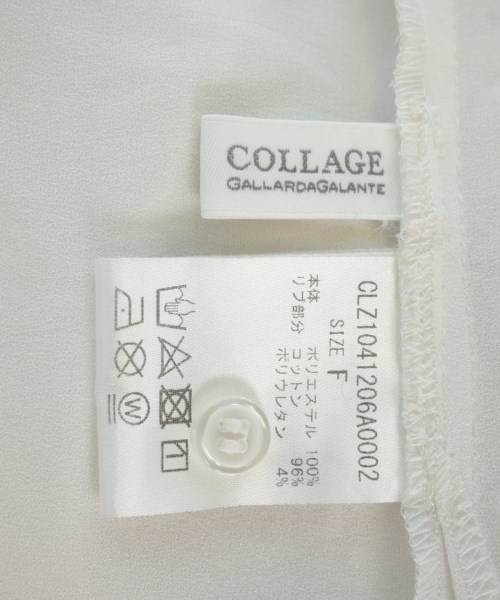 COLLAGE GALLARDAGALANTE（コラージュガリャルダガランテ）ブラウス 白 サイズ:F レディース/2200722159521
