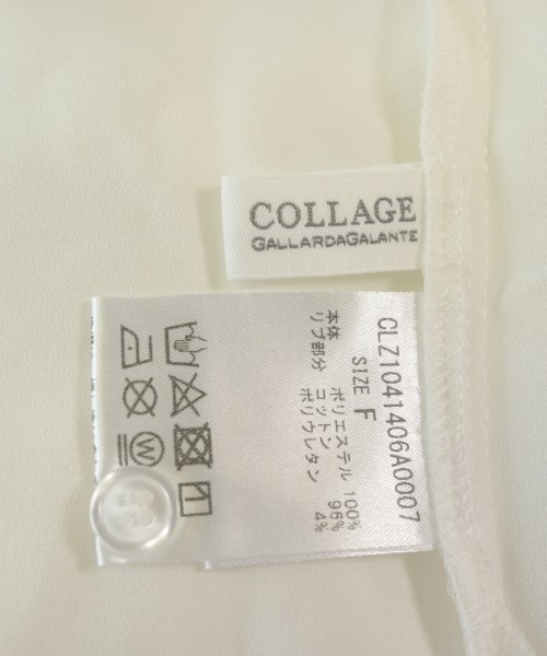 COLLAGE GALLARDAGALANTE（コラージュガリャルダガランテ）Tシャツ・カットソー 白 サイズ:F レディース/2200693244158