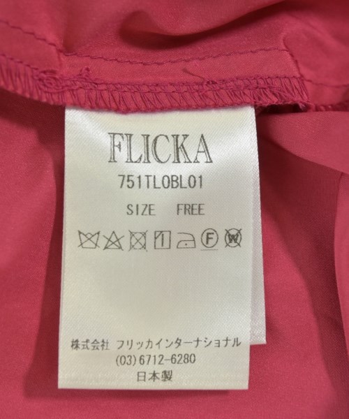 FLICKA（フリッカ）ブラウス ピンク サイズ:F レディース/2200716371083