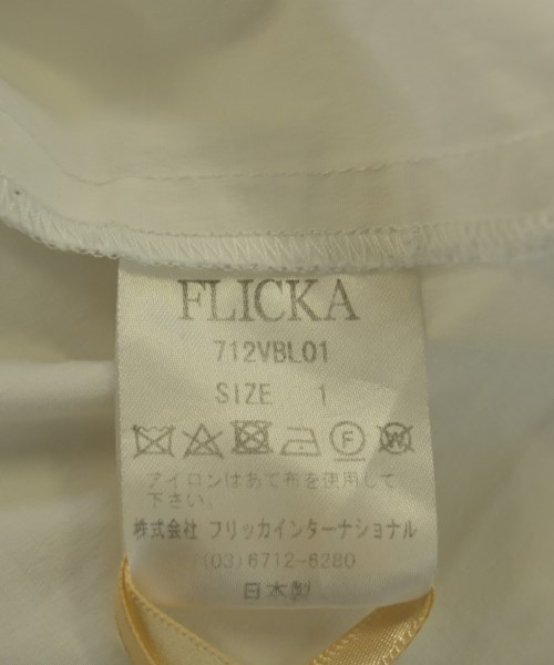 FLICKA（フリッカ）ブラウス 白 サイズ:1(S位) レディース/2200718127138