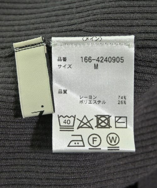 N. Natural Beauty Basic（エヌナチュラルビューティーベーシック）ワンピース グレー サイズ:M レディース/2200627289019