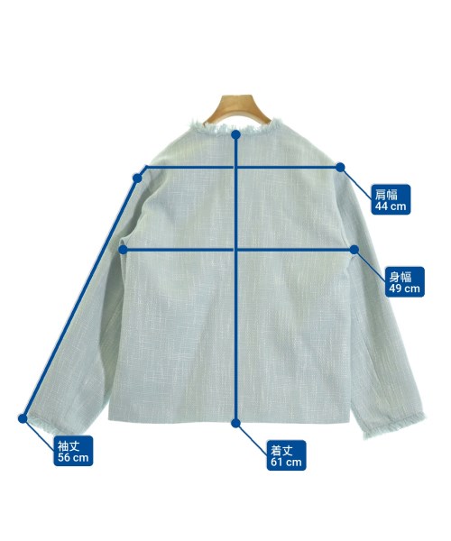 N. Natural Beauty Basic（エヌナチュラルビューティーベーシック）ジャケット 青 サイズ:M レディース/2200636782037