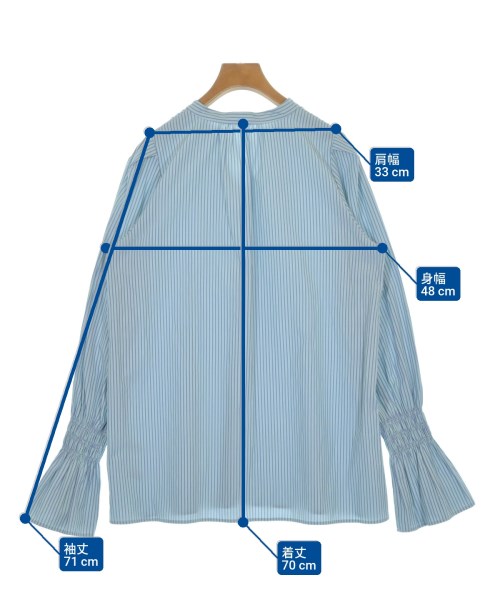 N. Natural Beauty Basic（エヌナチュラルビューティーベーシック）ブラウス 青 サイズ:M レディース/2200634675041