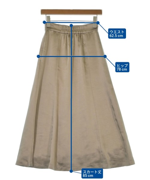 N. Natural Beauty Basic（エヌナチュラルビューティーベーシック）ロング・マキシ丈スカート ベージュ サイズ:S レディース/2200637976053