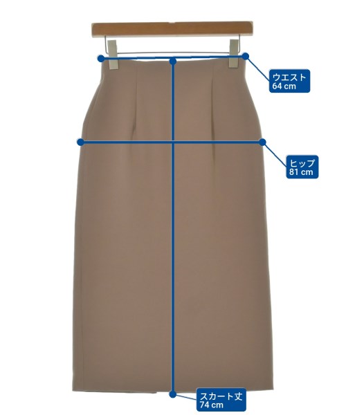 N. Natural Beauty Basic（エヌナチュラルビューティーベーシック）ロング・マキシ丈スカート ベージュ サイズ:M レディース/2200637976077