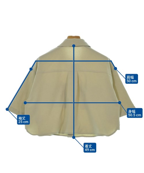 N. Natural Beauty Basic（エヌナチュラルビューティーベーシック）カジュアルシャツ ベージュ サイズ:M レディース/2200637976114